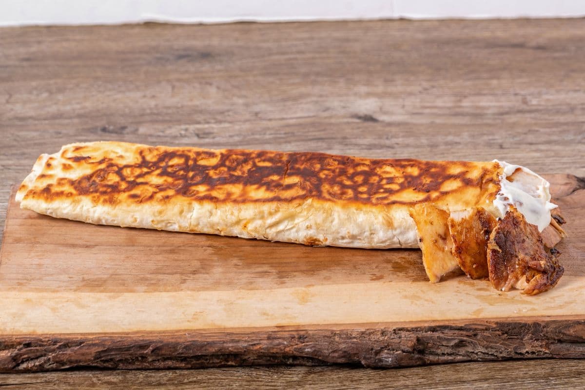 Chicken Shawarma on Saj Bread (Wrap) (Regular)
