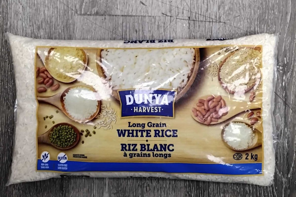 Dunya harvest long grain white rice (2kg)