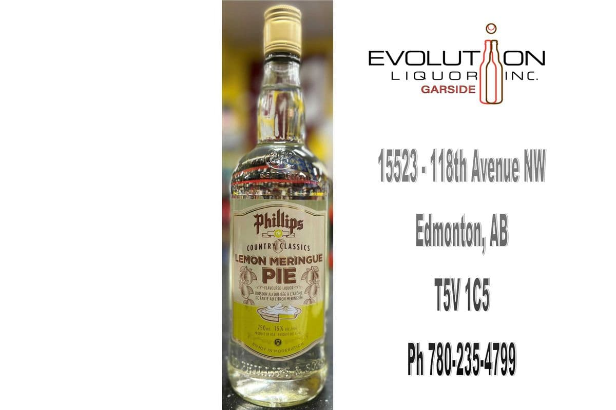 Phillips Lemon Meringue Pie Flavoured Liquor 0750G (1 x 750ml Glass Bottle)
