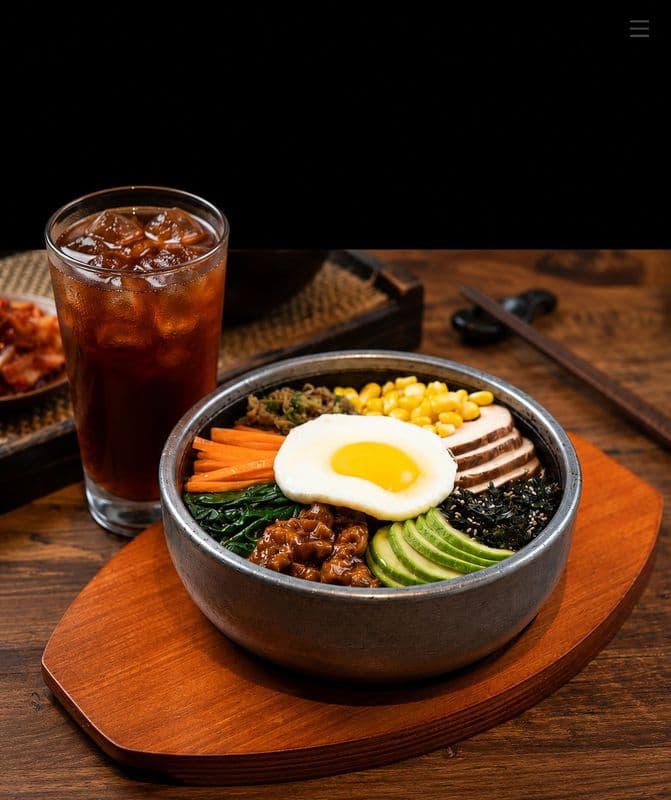 Abalone Sauce Braised Minced Pork Rice Bowl+Sour Plum Juice / 鲍汁肉沫拌饭+酸梅汁