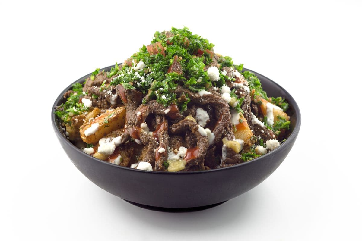 Beef Shawarma Potato Bowl Combo