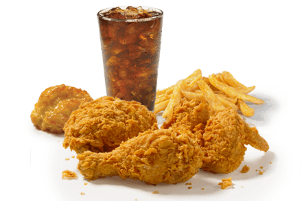 3 pcs Chicken Combo (1083-3366 Cals)