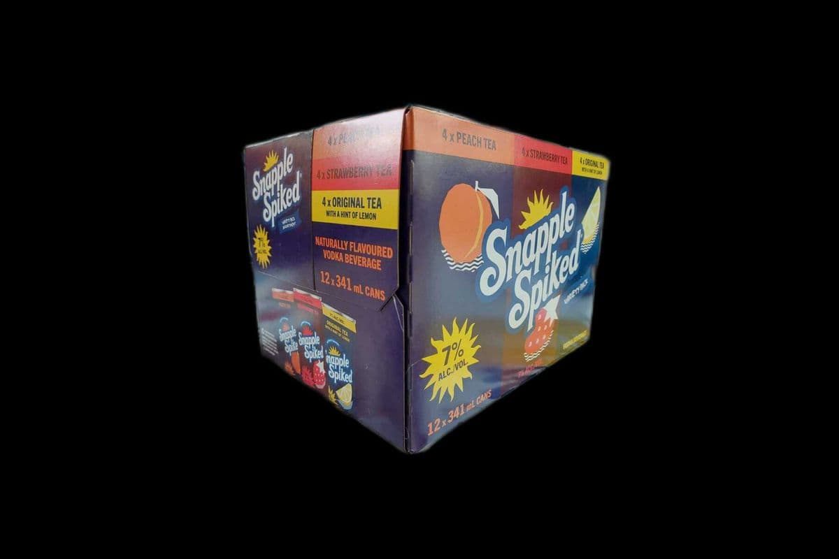 SNAPPLE SPIKED 7% VARIETY PACK (12 x 341ML)