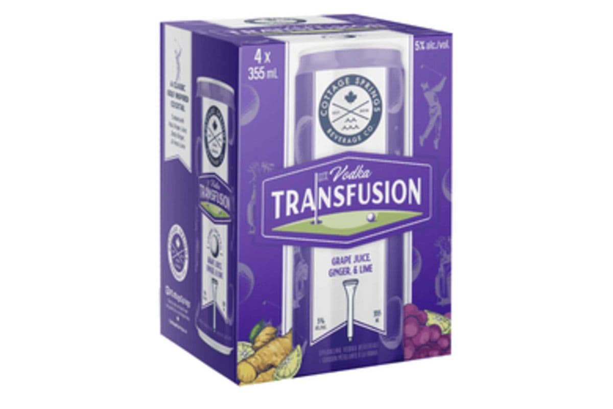 Cottage Springs Transfusion (4 x 355ml can)