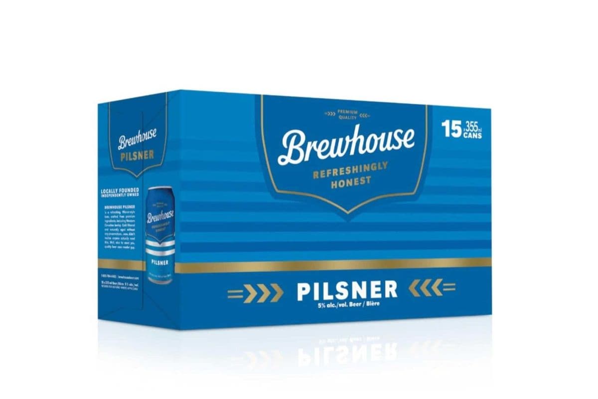 BREWHOUSE PILSNER 15 PACK (15 x 15 CANS)