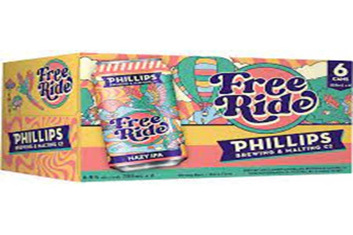 PHILLIPS FREE RIDE HAZY IPA 6 CANS (6 x 355ML)