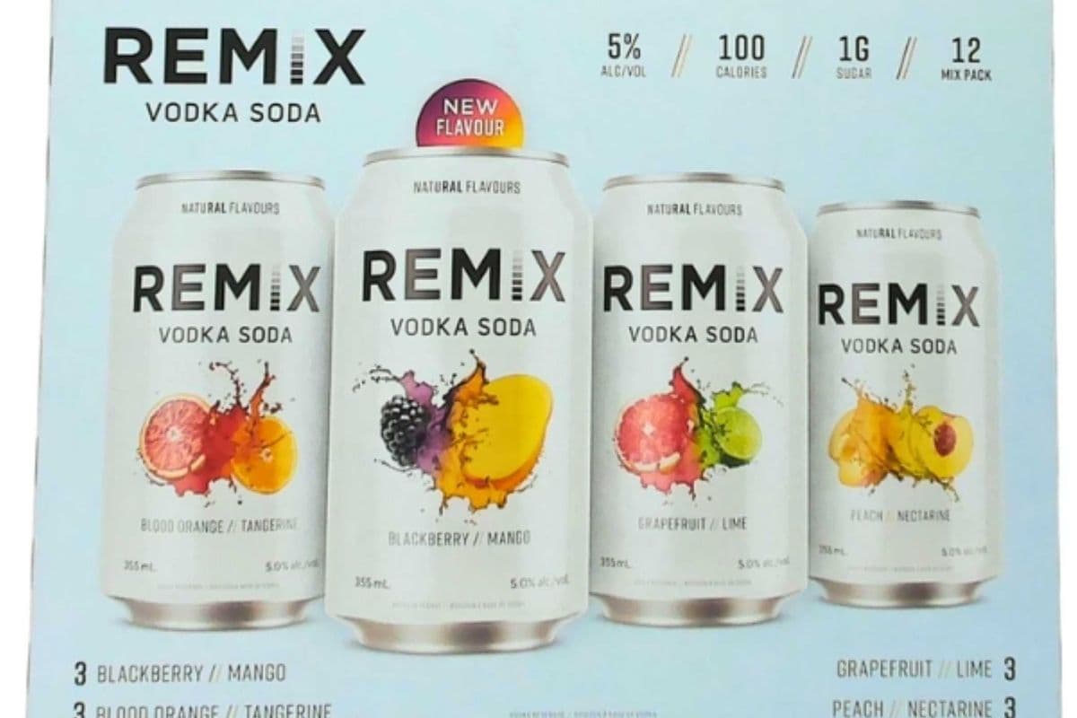 REMIX VODKA SODA VARIETY PACK (1 x 12x355mL)
