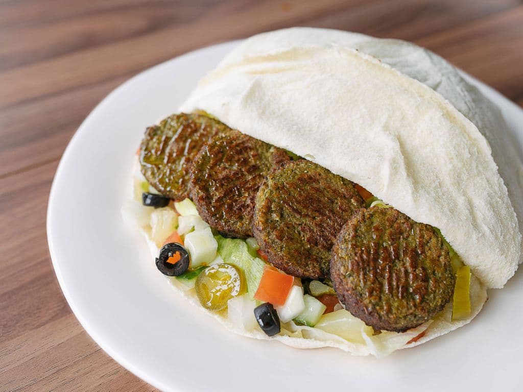 Large Falafel Pita Wrap