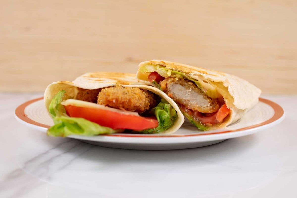 Crispy Chicken Wrap Sandwich