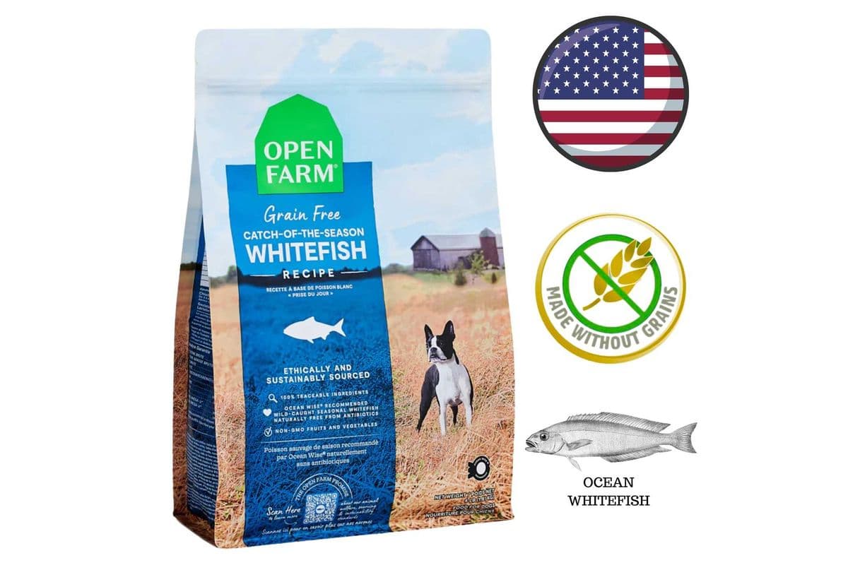 Open Farm - Grain Free Catch of the Season Whitefish Dry Dog Food - 4 lb