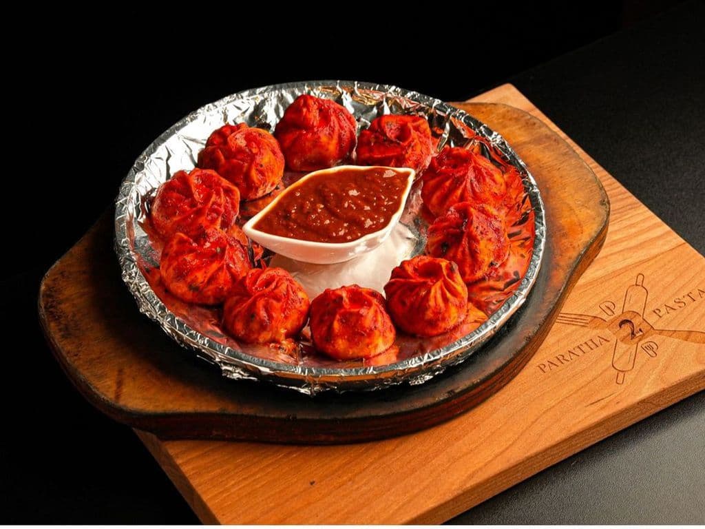 Tandoori Momos -(veggie/Paneer/Chicken)
