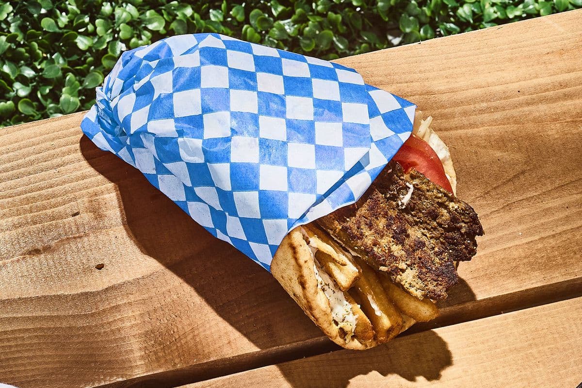 Homemade Kebab Wrap