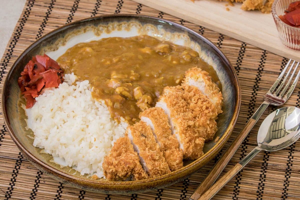 Deep Fried Chicken with Japanese Curry