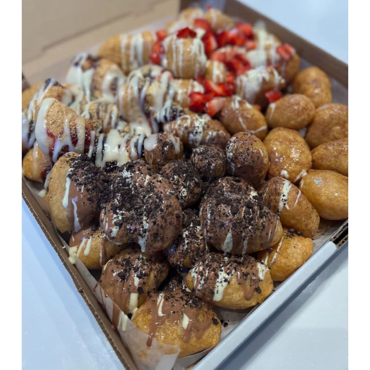 Loukoumaki Honey Donut Balls