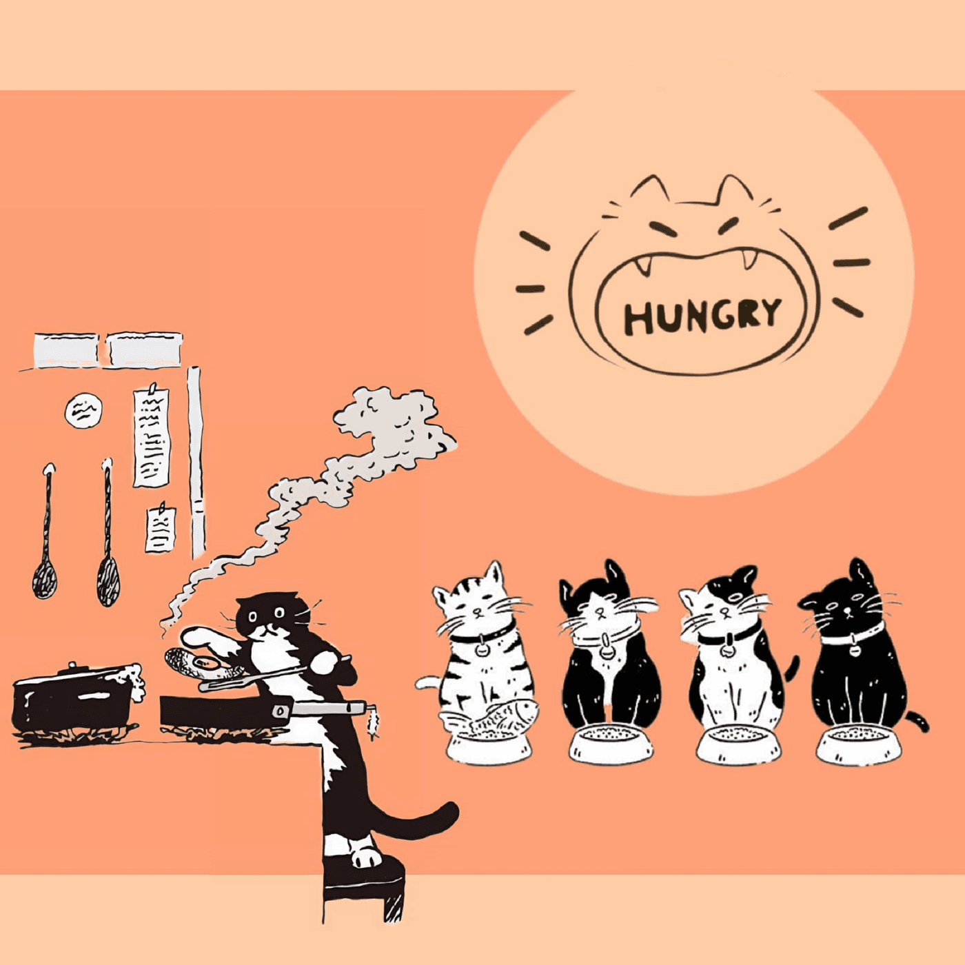 Hungry Cat