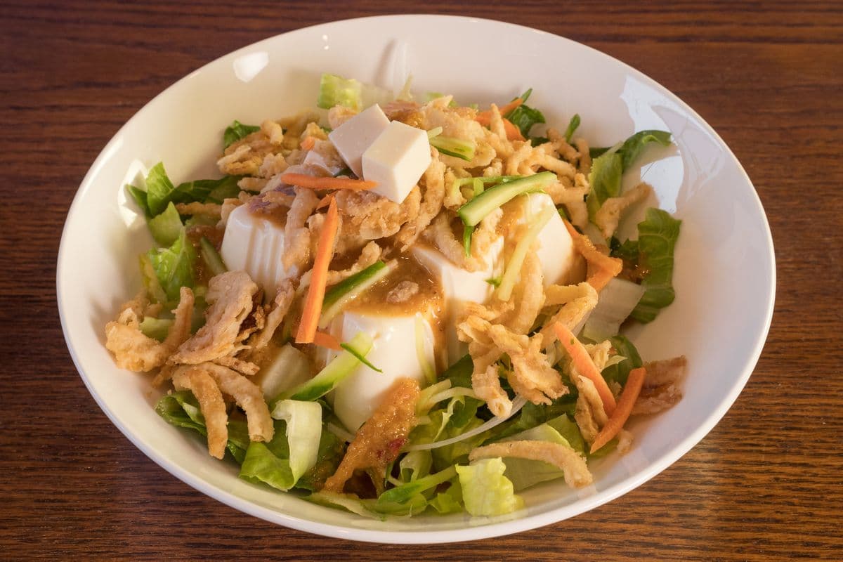 Tofu Salad with Sesame Dressing