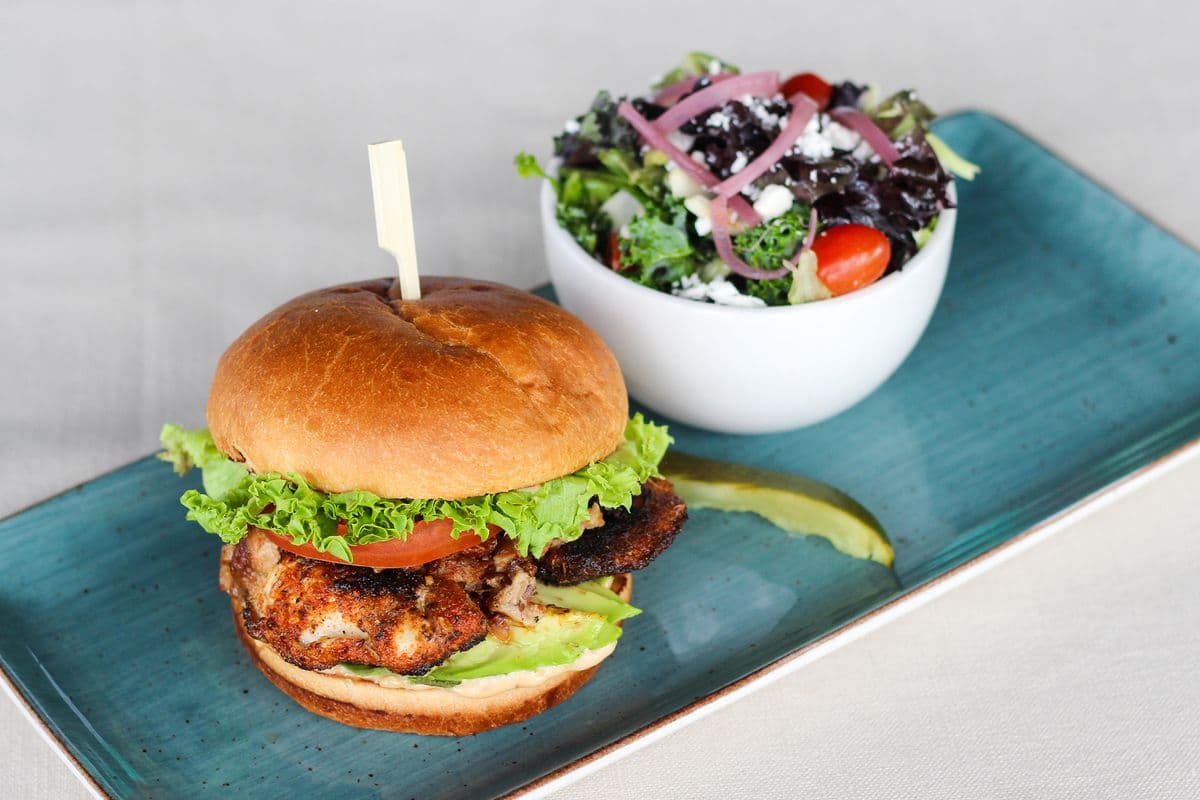 Cajun Chicken Burger