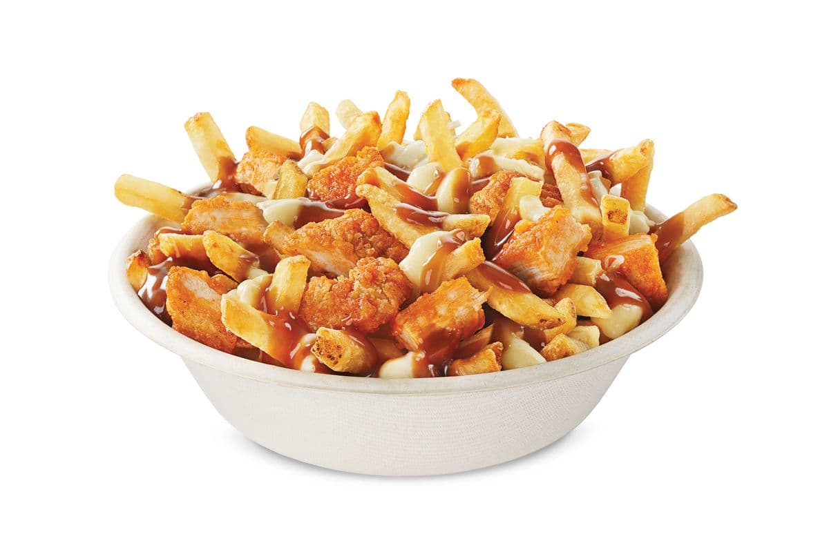 Poutine au poulet épicé / Spicy Chicken Poutine