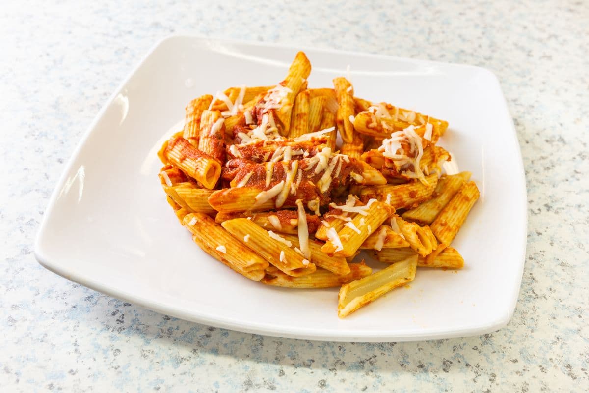 Penne Pasta in Tomato Sauce