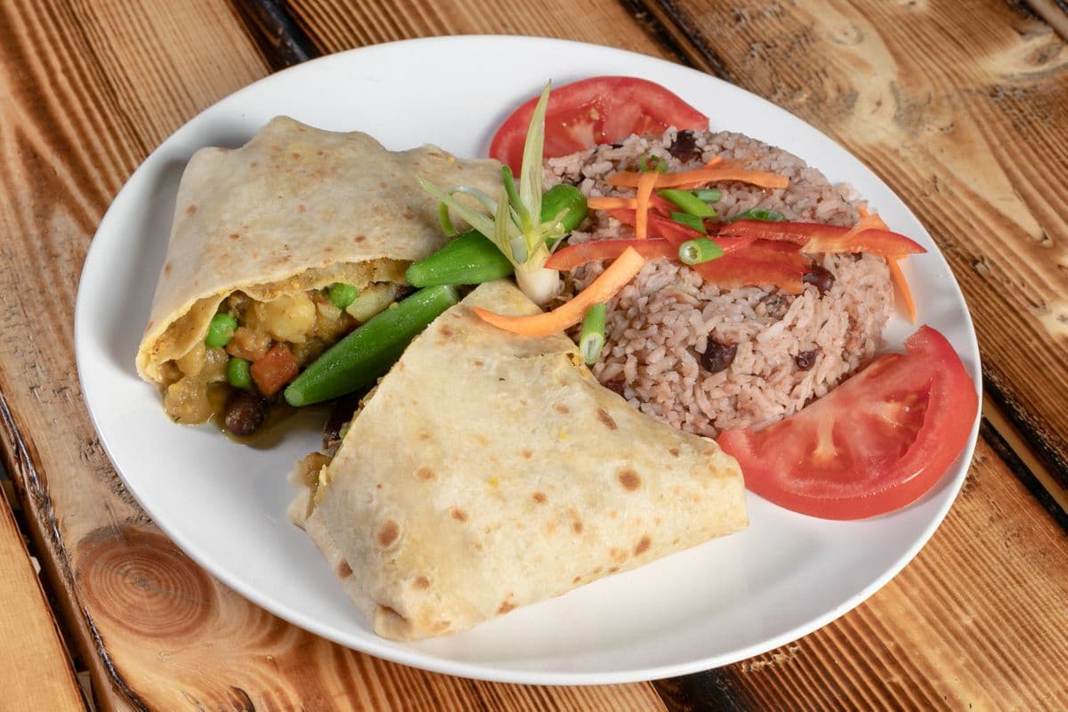 Curry Chicken Roti