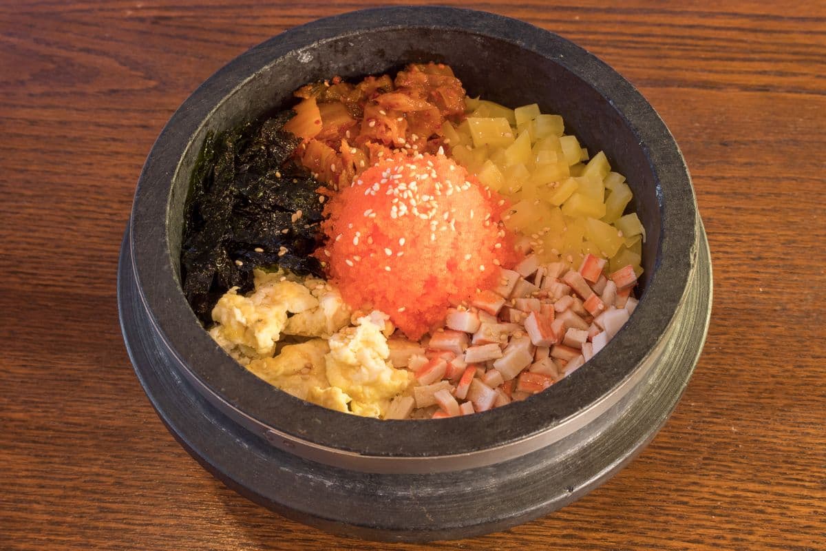 Hot Pot Rice with Fish Roe