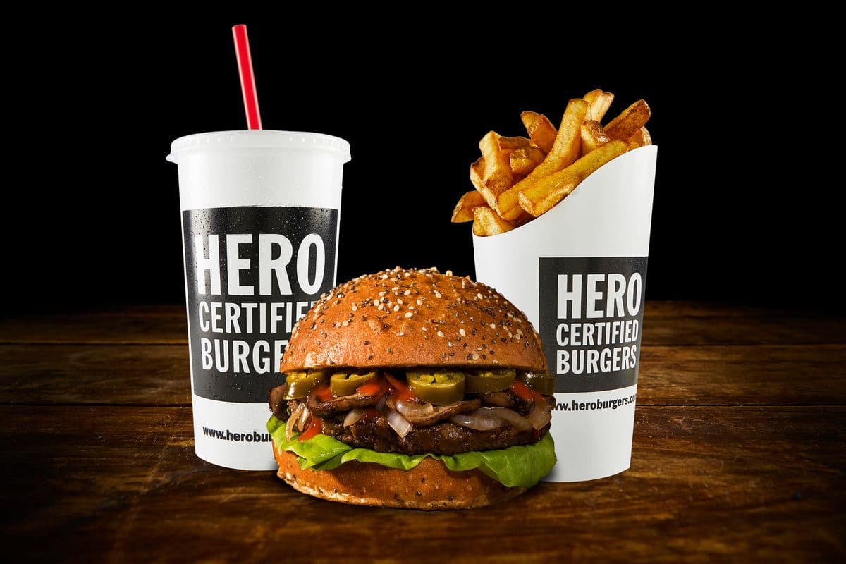 Spicy Plant-Based Soul Burger Combo