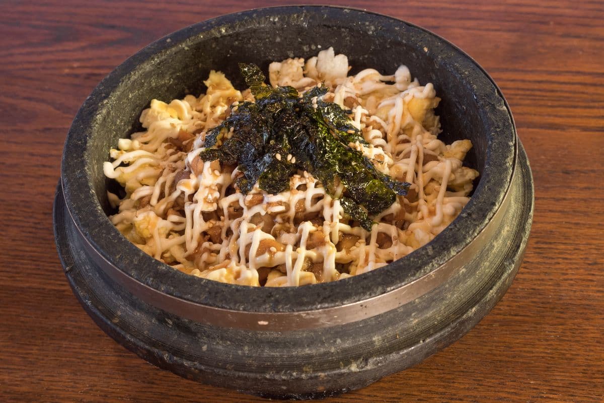 Hot Pot Rice with Mayo