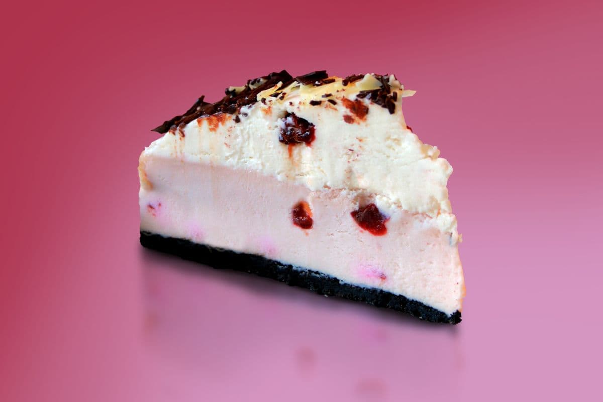 Cherry Whiskey Cheesecake