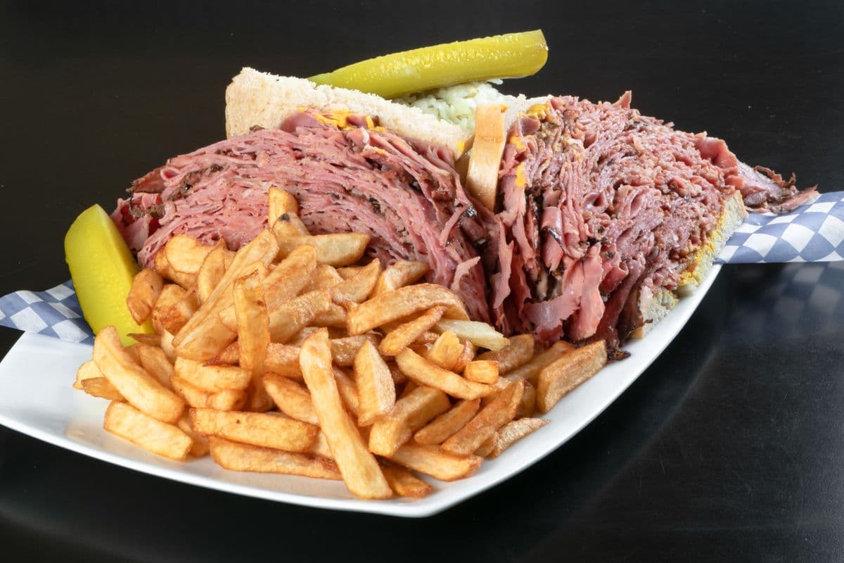 Super sandwich à la viande fumée