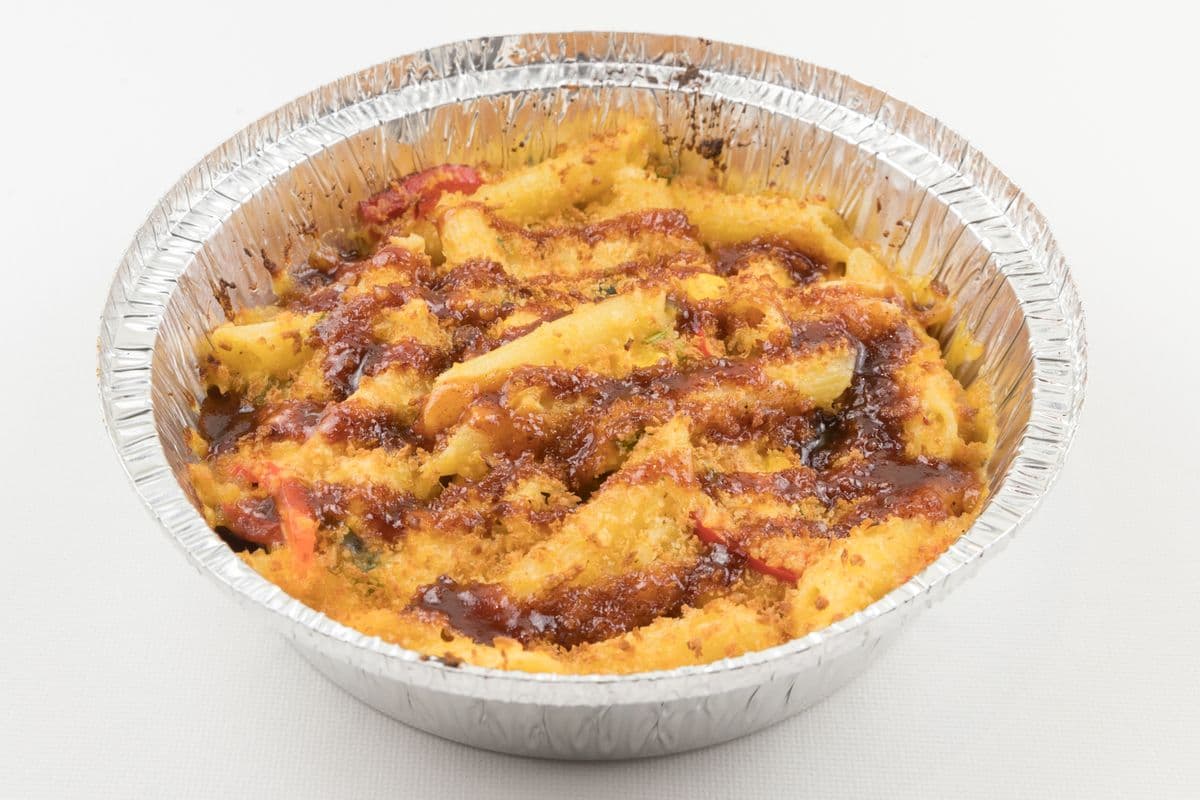 Moderate BBQ Chicken Mac and Cheese Pasta