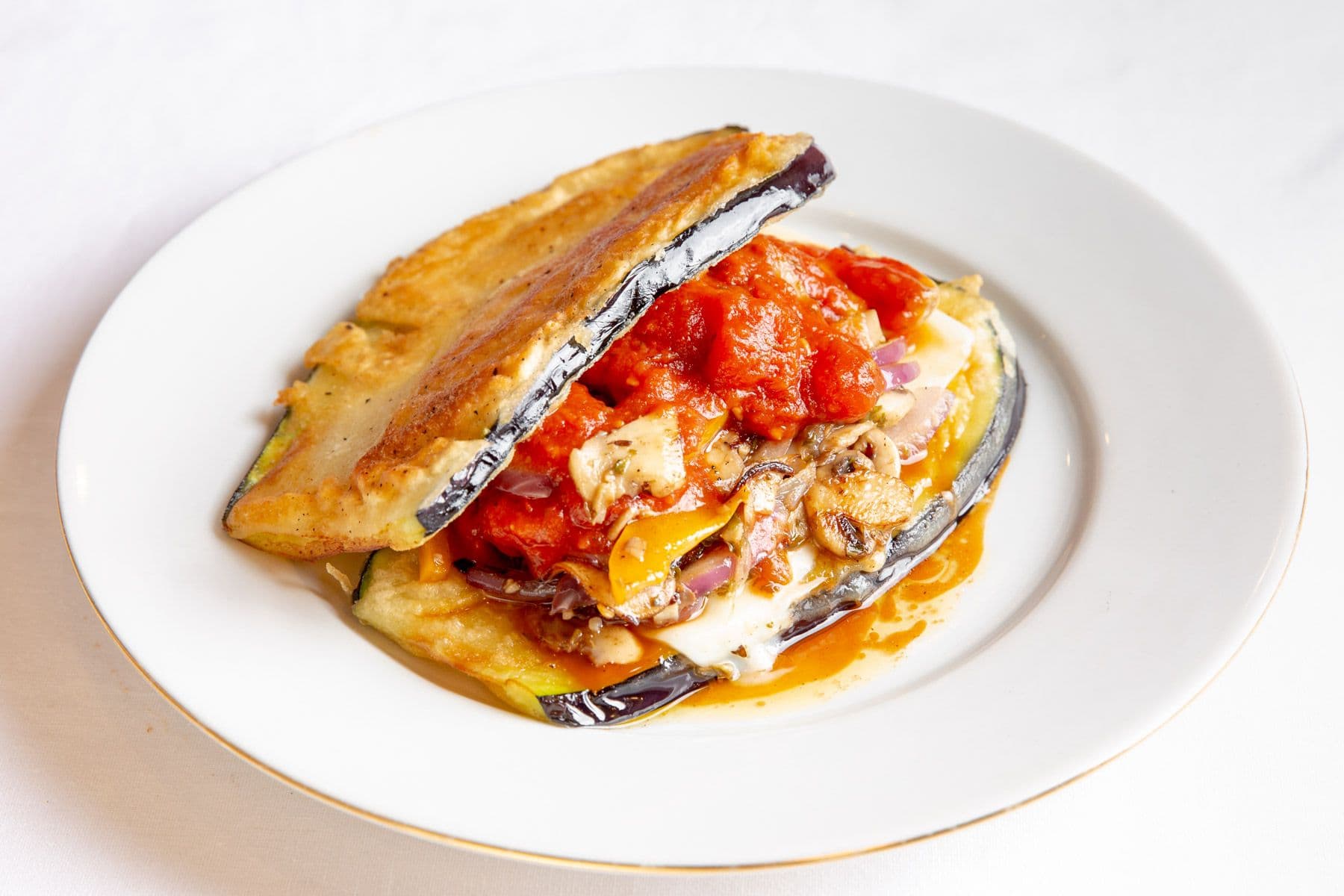 6. The Bellissimo Vegetarian Eggplant Sandwich