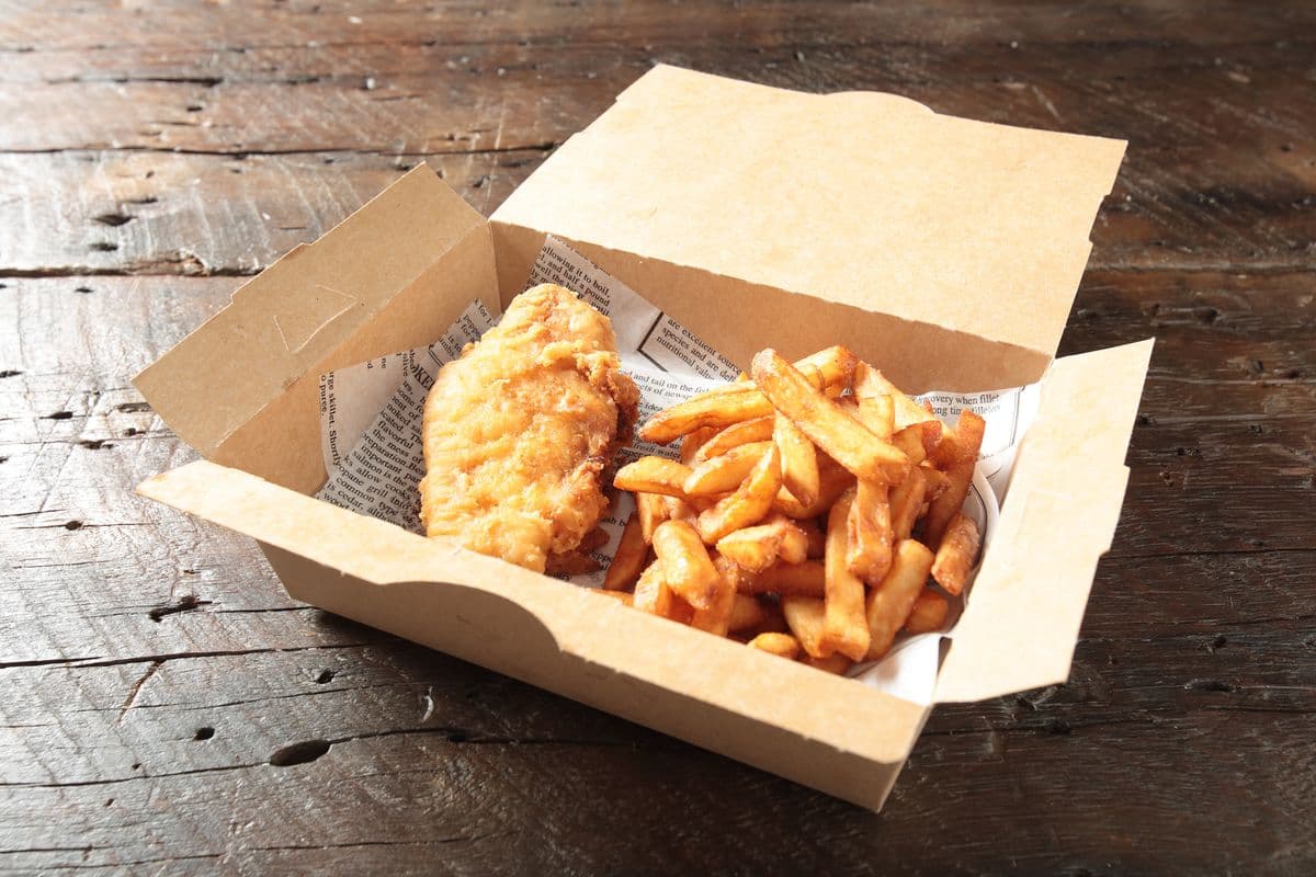 One Piece Haddock and Fries