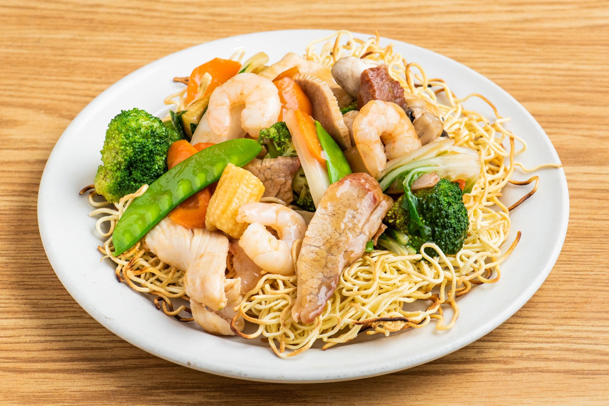 Cantonese Noodles with Shrimp