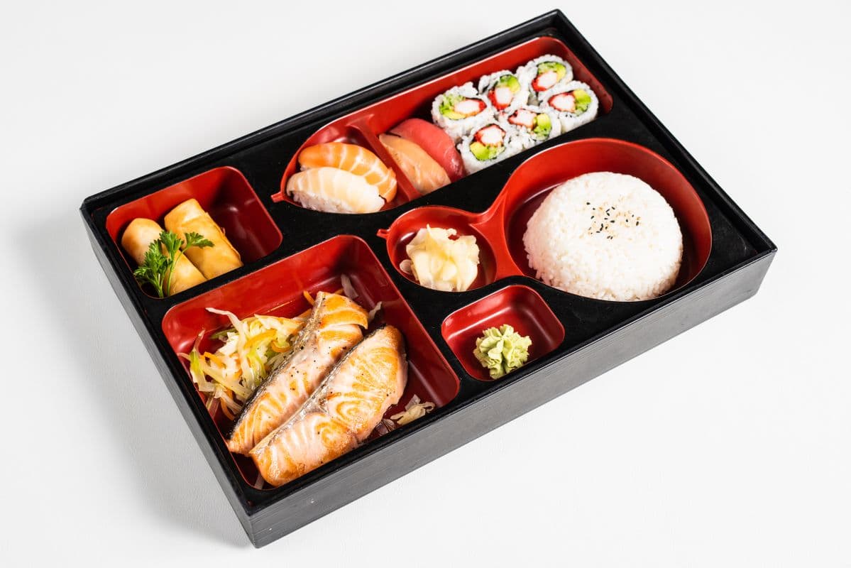 b6. Salmon Teriyaki Bento Box