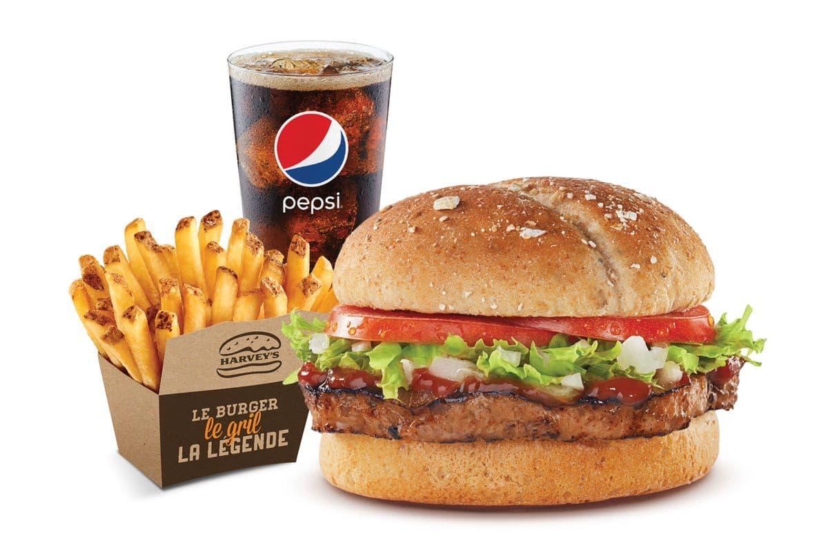 Trio Végéburger grillé / Grilled Veggie Burger Combo