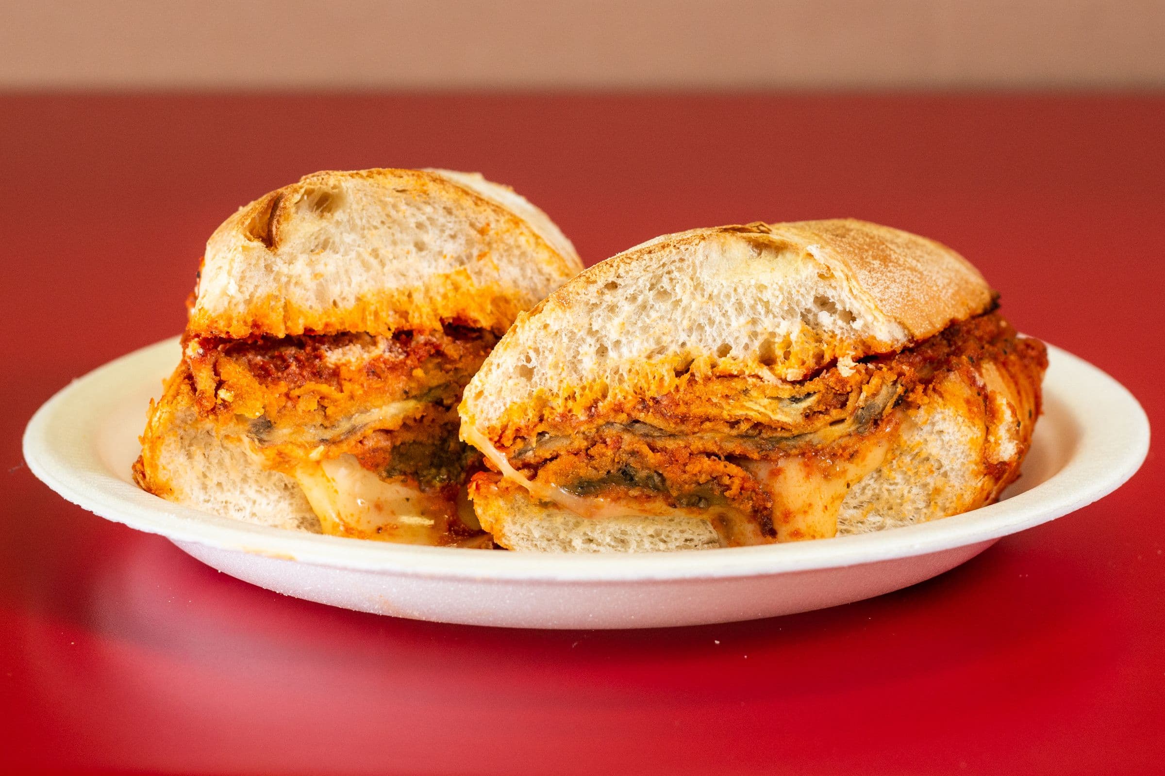 Eggplant Parm Sandwich