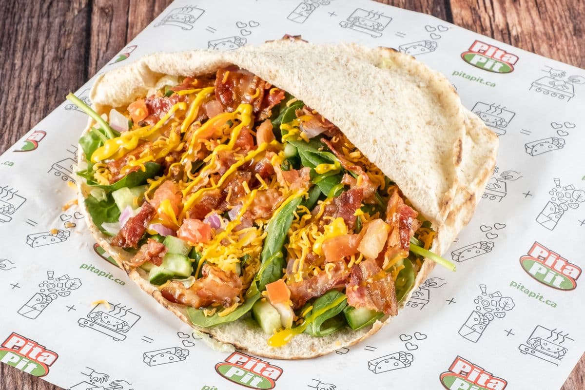 9" Pita - Bacon Pita