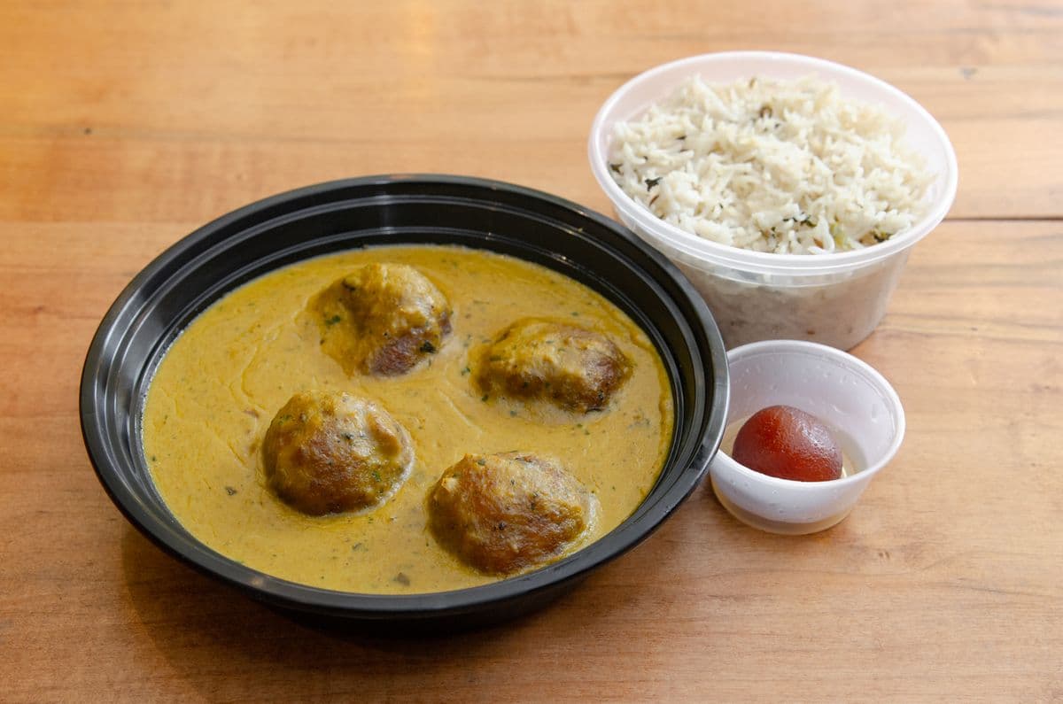 Malai Kofta & rice