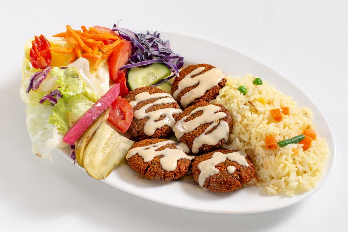 13. Falafel Plate with Salad