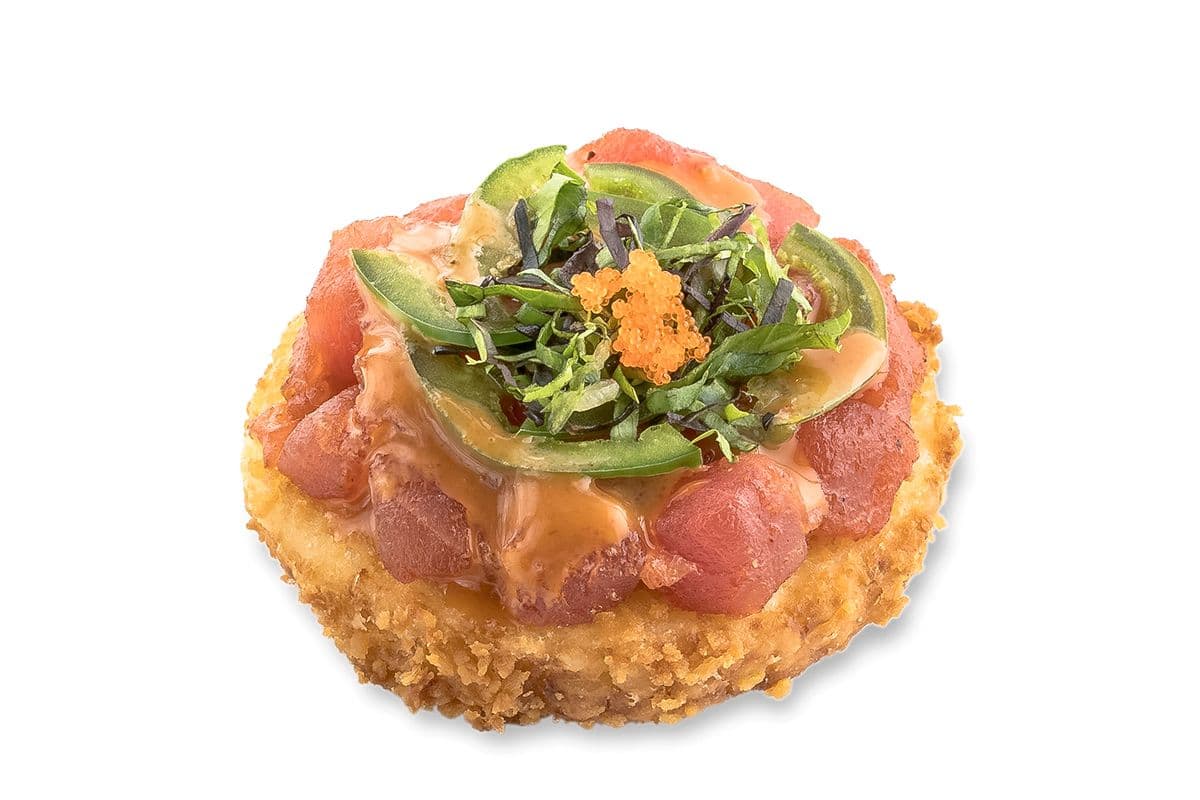 Sushi Pizza Tartare de thon / Tuna Tartare Sushi Pizza