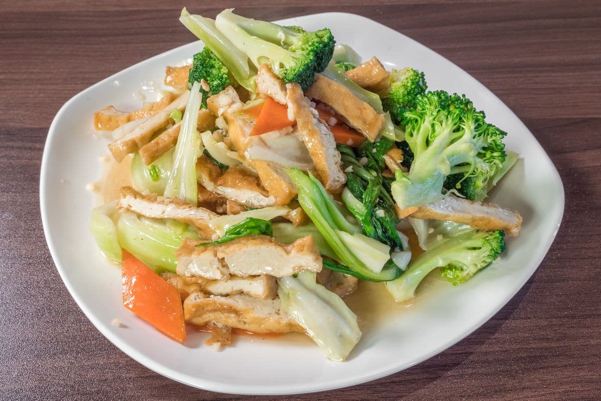 Vegetables and Crispy Tofu