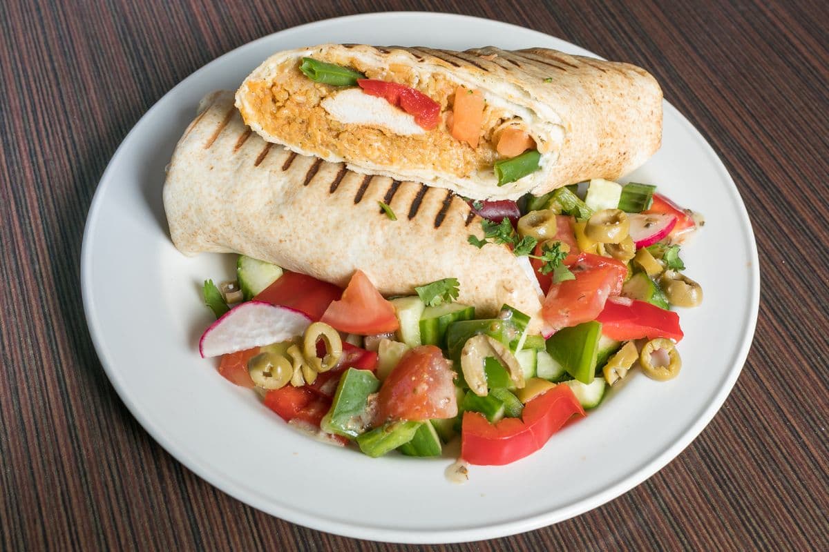 Vegan Butter Chicken Wrap
