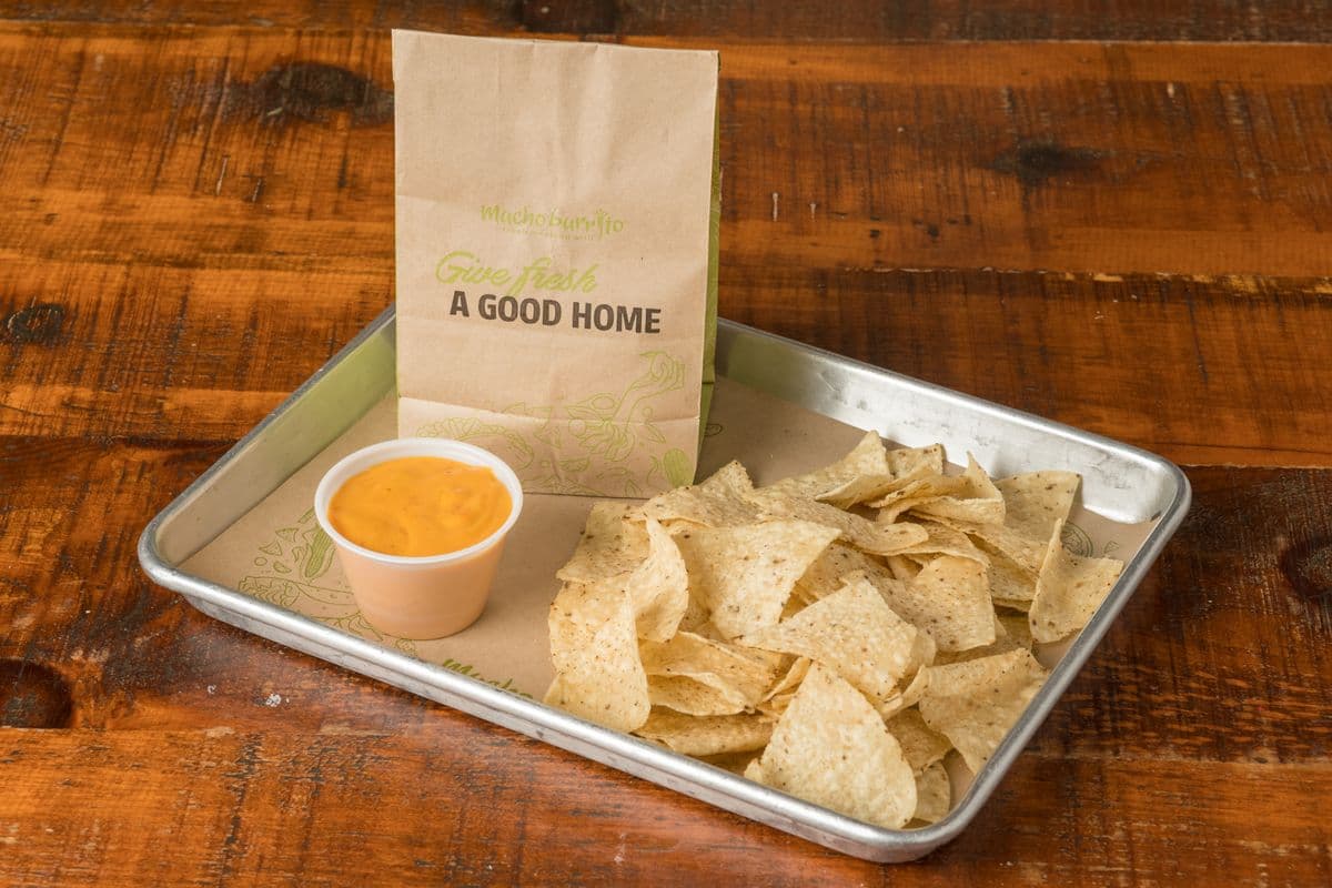 Tortilla Chips with Queso Blanco