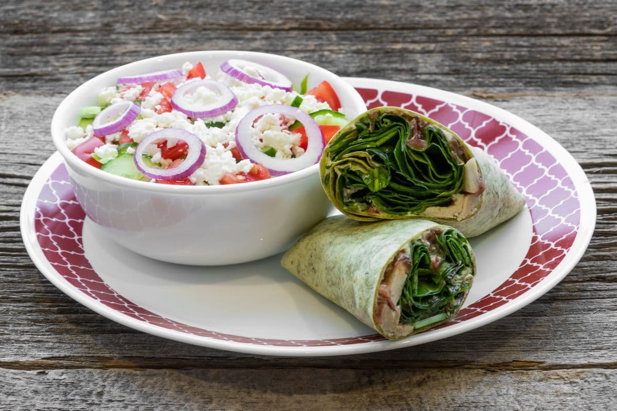 Chicken Cranberry Salsa Wrap