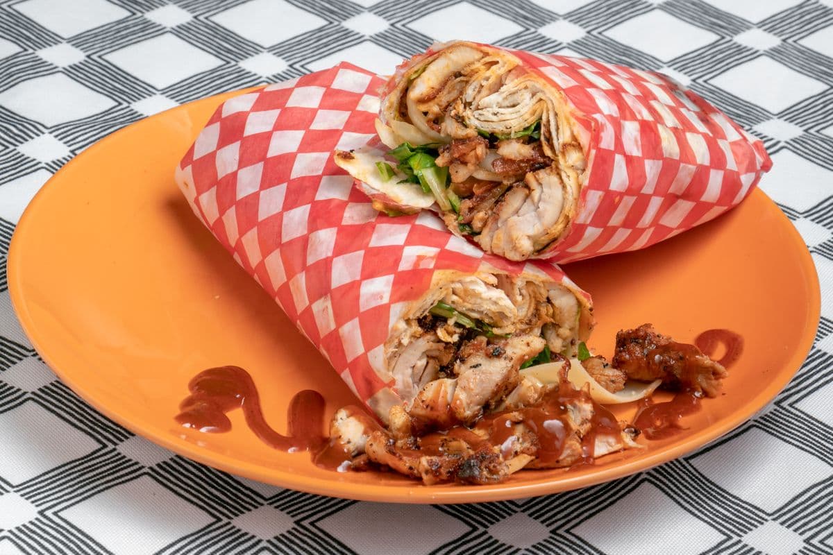 Chicken BBQ Shawarma Wrap (Large)