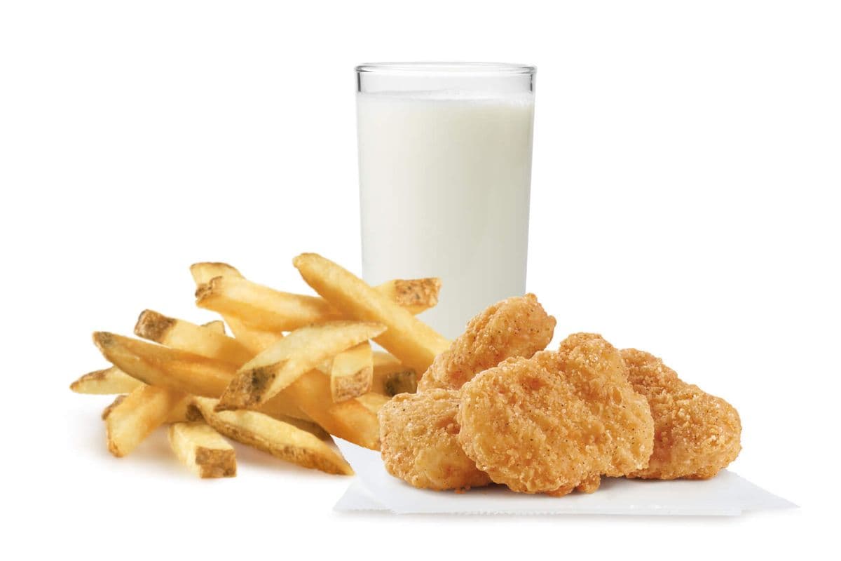 Repas 4 pépites de poulet pour enfant / Kids' Chicken Nuggets Meal (4 pcs) (Cals: 380)