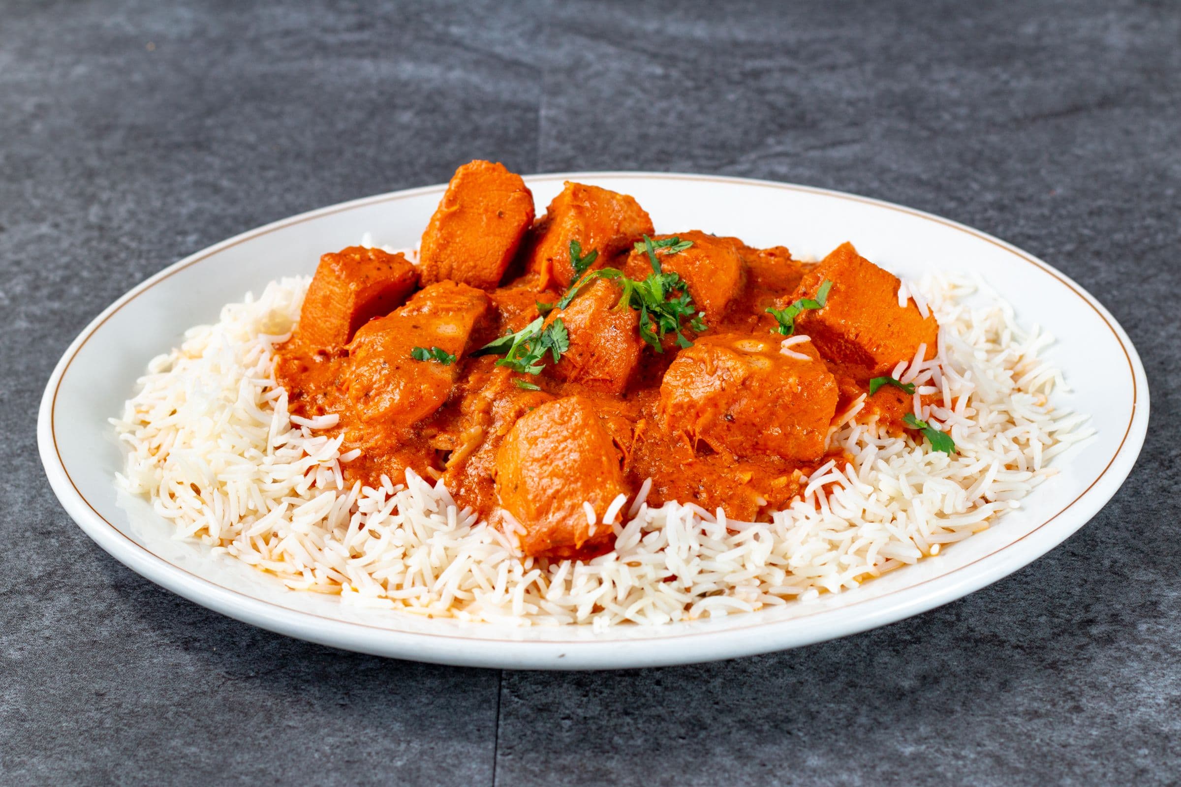 Butter Chicken Over Rice