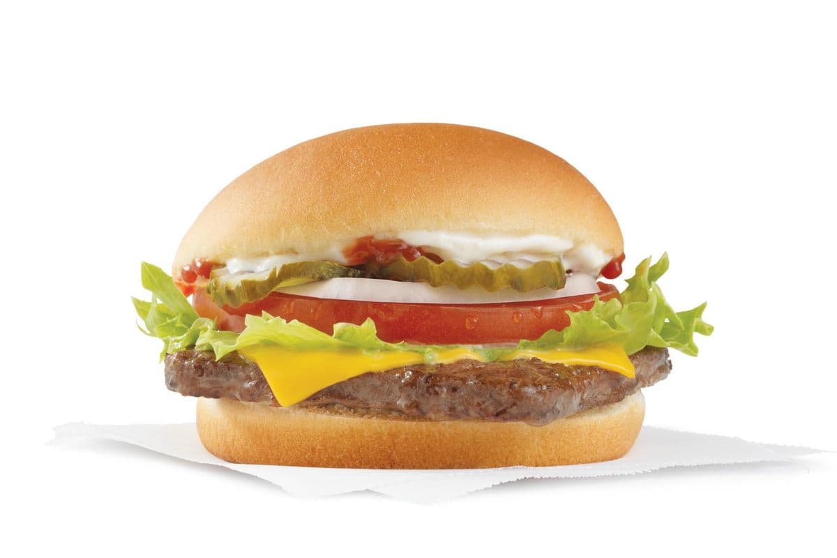 Hamburger fromage junior de luxe / Jr. Cheeseburger Deluxe (Cals: 360)