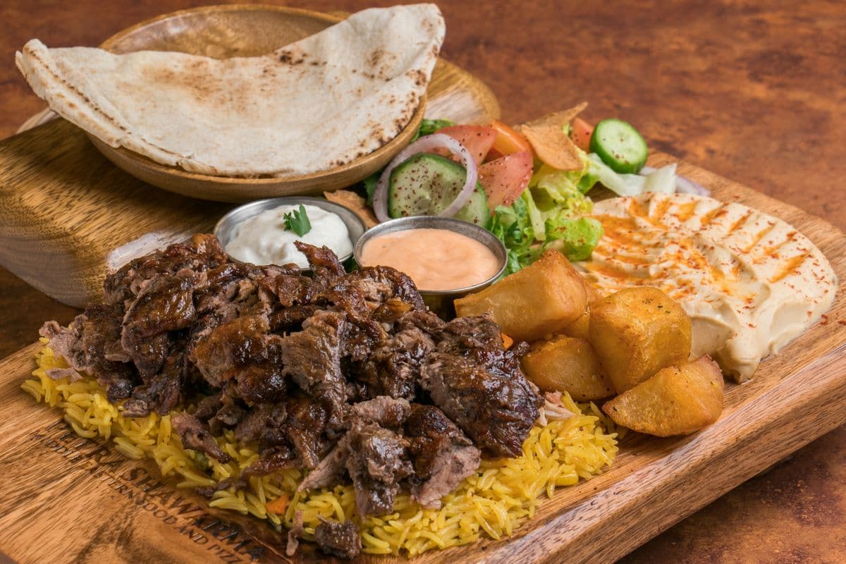 Beef Shawarma Platter