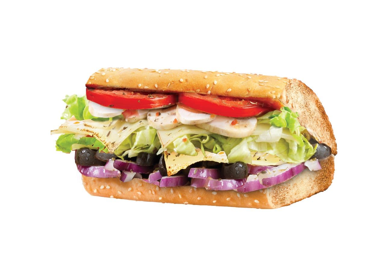 12" Large Veggie Guacamole Sub